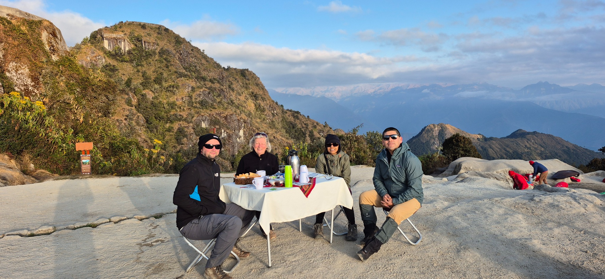 Breakfast in the Andes